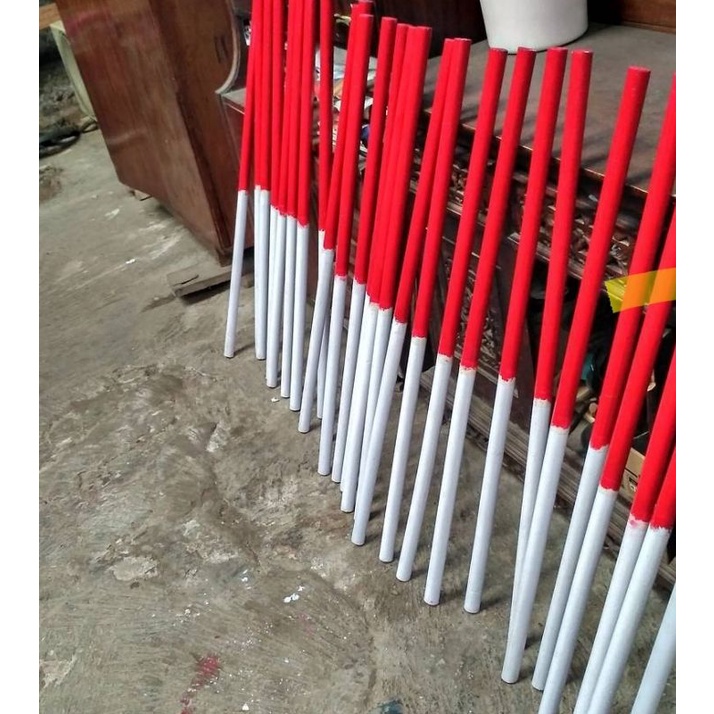 Jual TONGKAT PRAMUKA KAYU POLOS/MERAH PUTIH/BAMBU | Shopee Indonesia