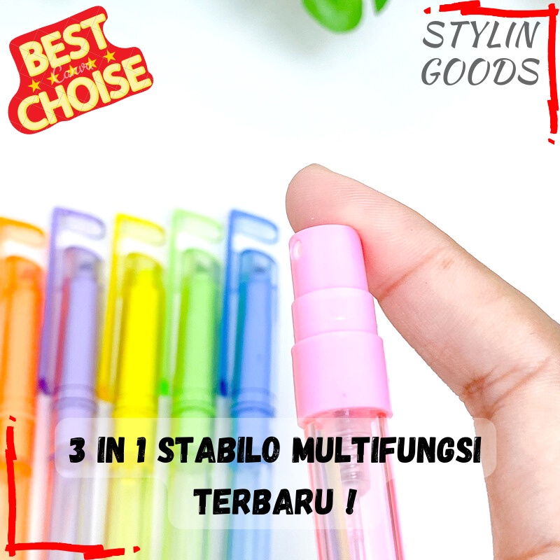 

4 8 12 PCS LUSINAN 3 IN 1 MULTIFUNGSI STABILO BISA UNTUK STAND HP / BOTOL SPRAY / STYLUS /TERBARU DENGAN BERGABAI FUNGSI BISA COD