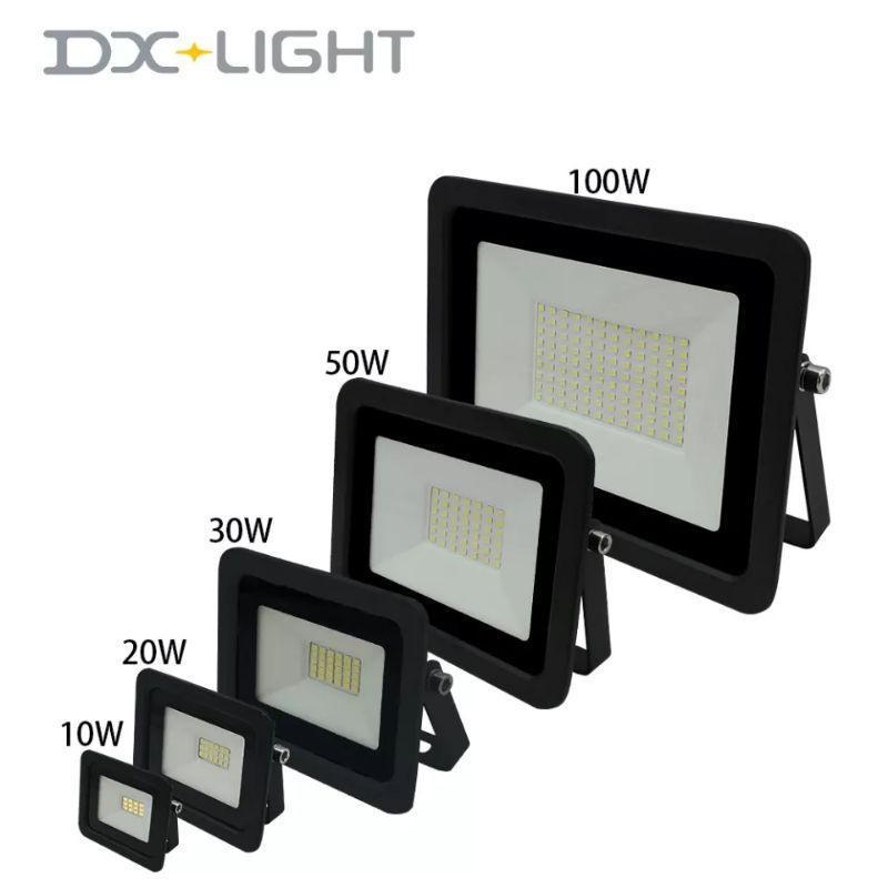 Lampu led sorot tembak 10w 20w 30w 50w 100w flood light waterproof lampu jalan lanpu taman lampu lapang