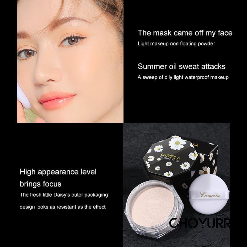 【COD】Loose Setting Powder / Bedak Tabur Tahan Lama Kontrol Minyak  Loose Powder Oil Control Lasting Concealer Alas Bedak Pelembab Tahan Air Makeup-CH