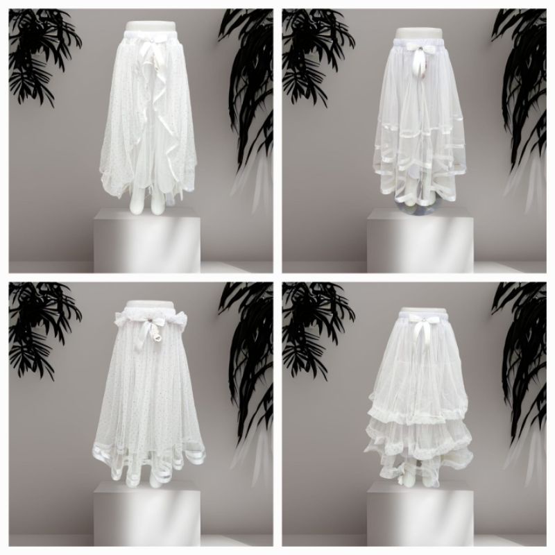 Rok edisi putih / Rok tutu hitam/ Rok tile anak / Rok tutu anak / gaun pesta anak / Rok pesta anak
