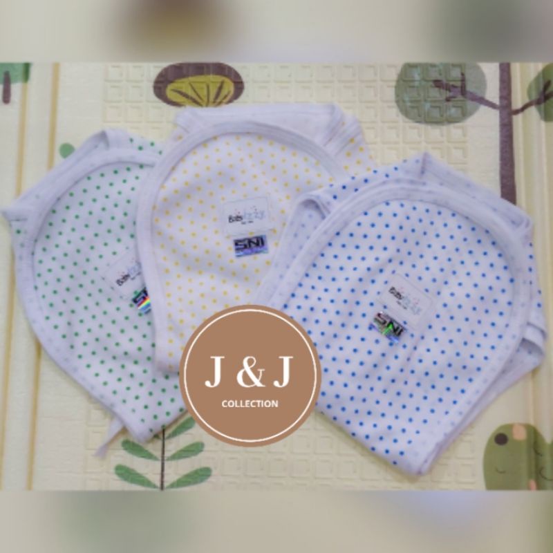 POPOK BAYI TALI KAIN ( 6 PCS ) MOTIF /POPOK BAYI NEWBORN