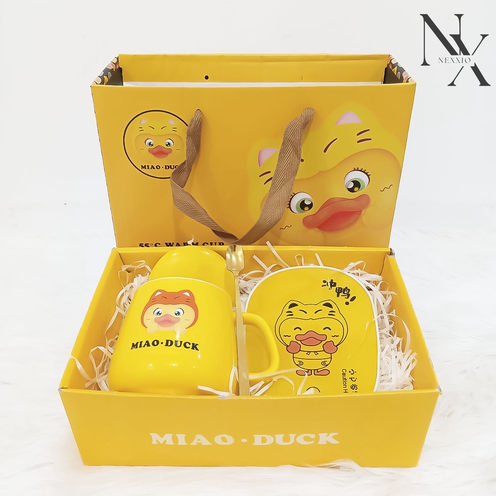 NEXXIO [HAMPERS ] SATU SET CANGKIR DENGAN ALAT PEMANAS AIR CANGKIR