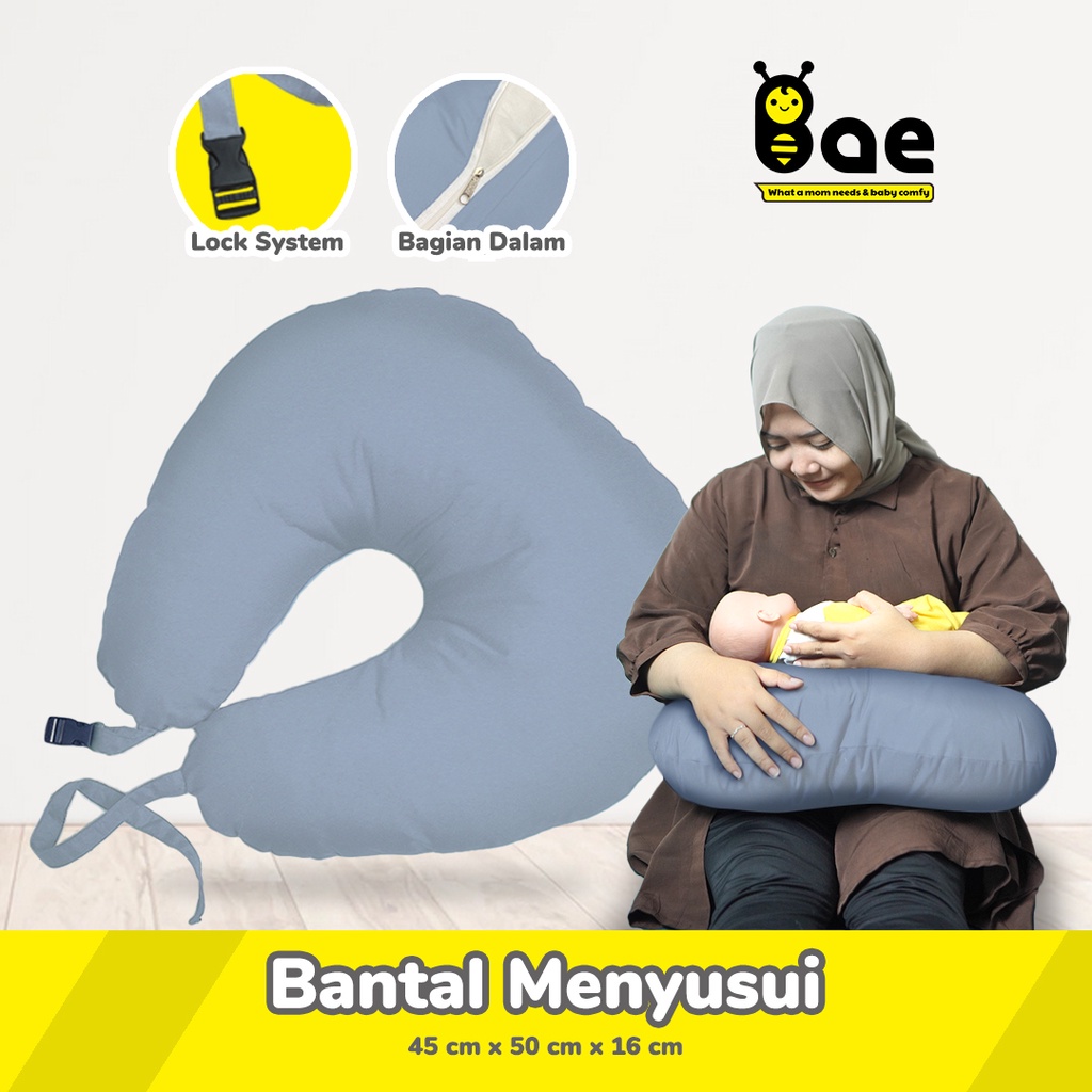 Bantal Menyusui Bayi Ukuran Jumbo / Nursing Pillow (Bantal Bisa Di Cuci)