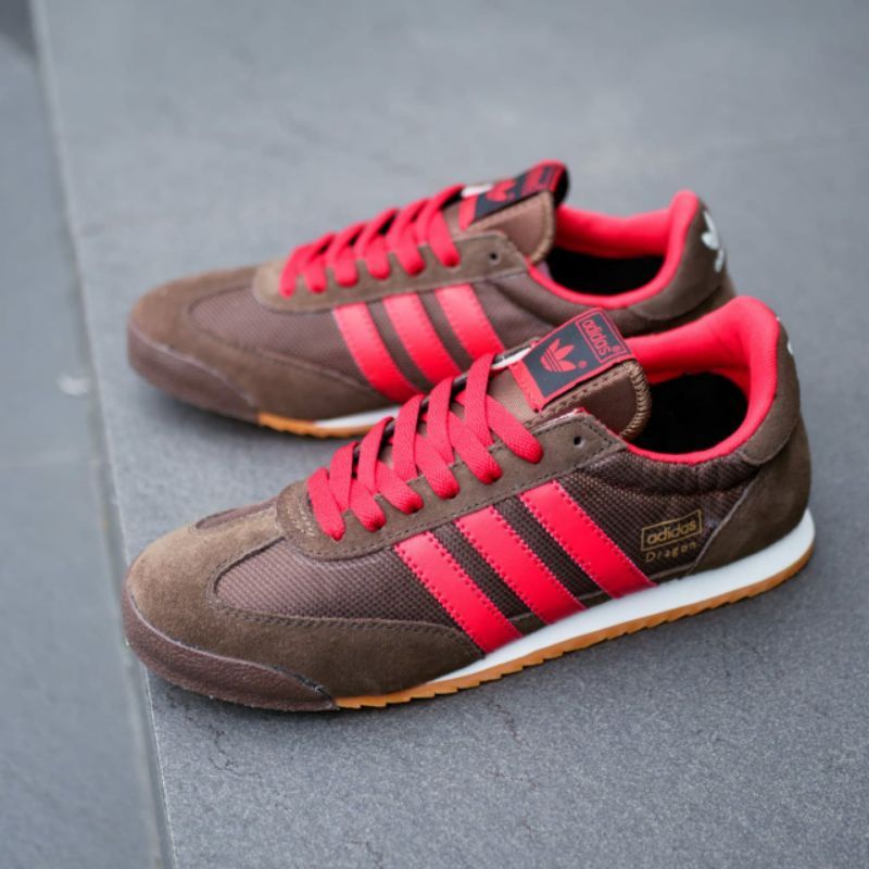 ADIDAS DRAGON BROWN RED ORIGINAL SNEAKERS PRIA