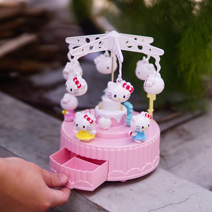 Kotak Musik Kotak Musik Music Box Musical Karakter Hello Kitty Sanrio