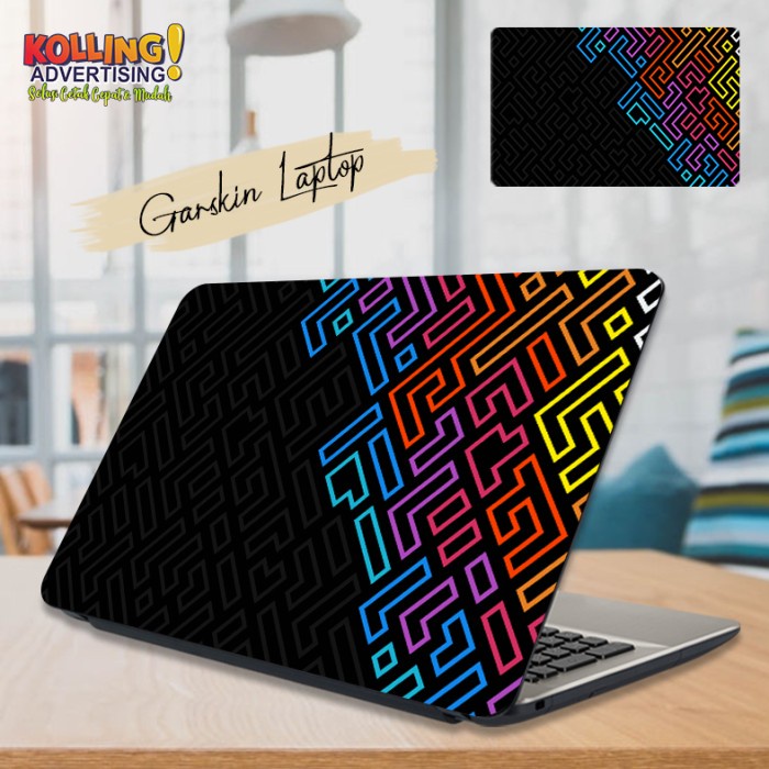 Skin Garskin Laptop Wallpapers Cool 4K Pattern Skin Laptop Stiker Laptop