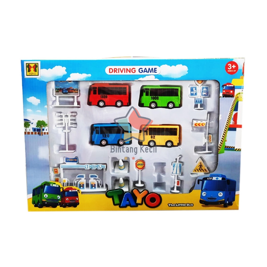 Driving Game Tayo Dus / Tayo Set / Parking Garage / NB4818