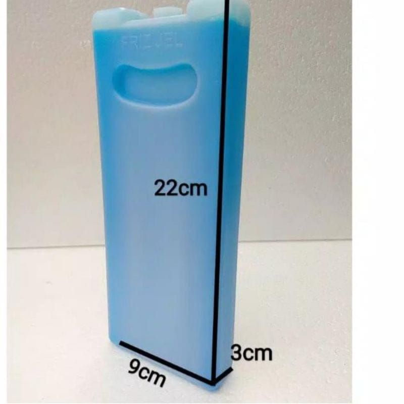 ice pack bata 9 × 22cm blue thermafreeze pendingin pengganti es batu dry ice