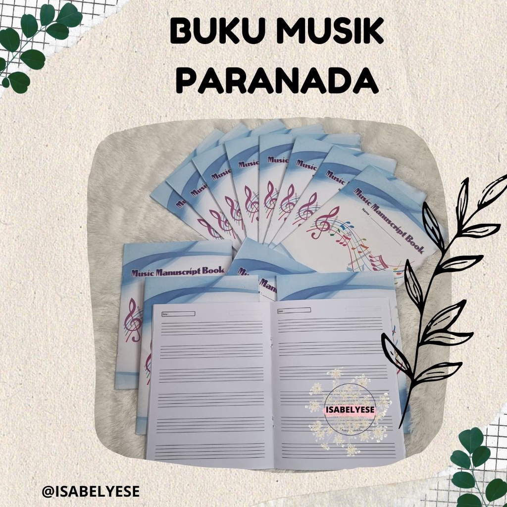 

❤✔ Buku tulis musik garis 5 || BUKU TULIS MUSIK GARIS LIMA || buku garis paranada