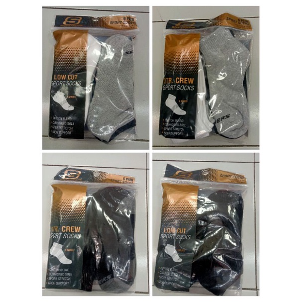 KAOS KAKI SKECHERS isi 6 pasang