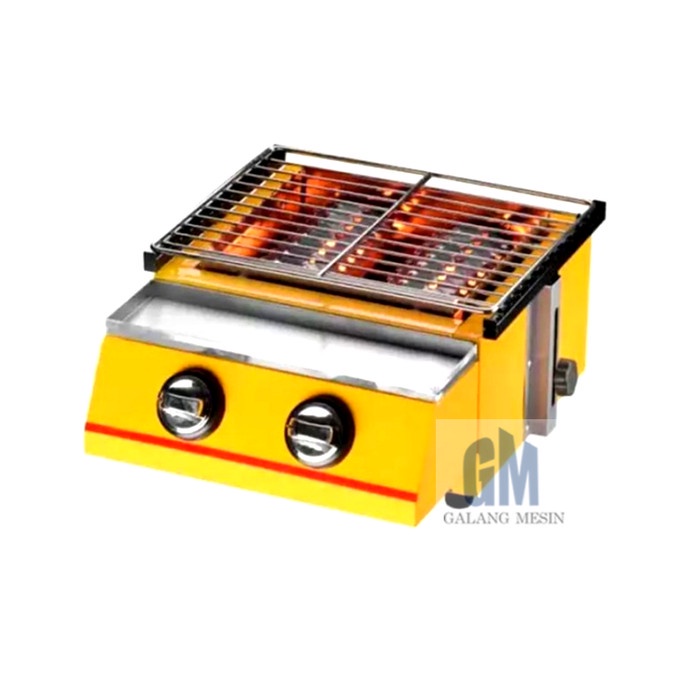 <<<<<] Alat Panggang BBQ Maestro Gas Roaster 2 Tungku MT-K111 Griller Kompor