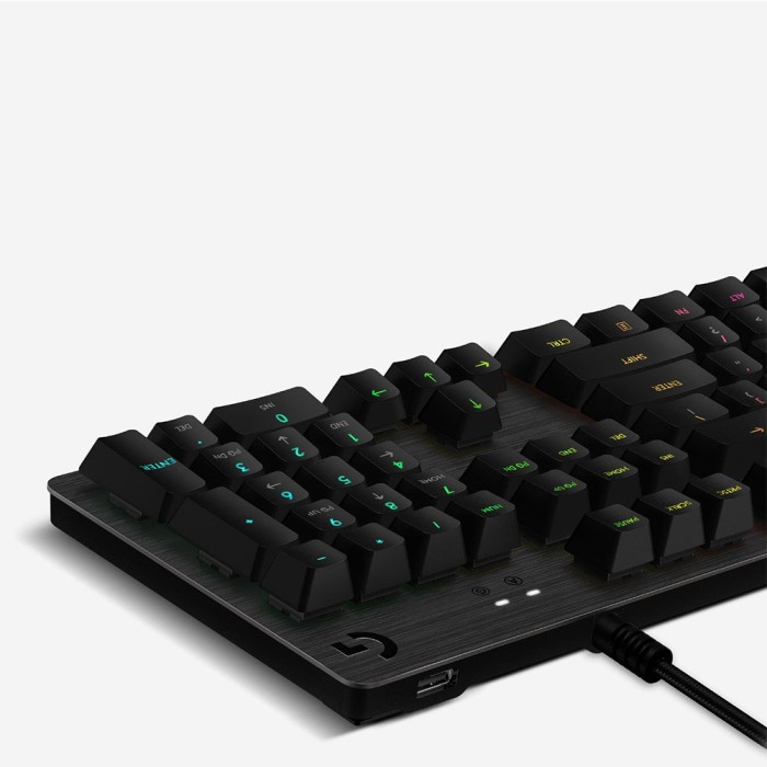 KEYBOARD GAMING LOGITECH G512 CARBON RGB MECHANICAL - GX RED LINEAR