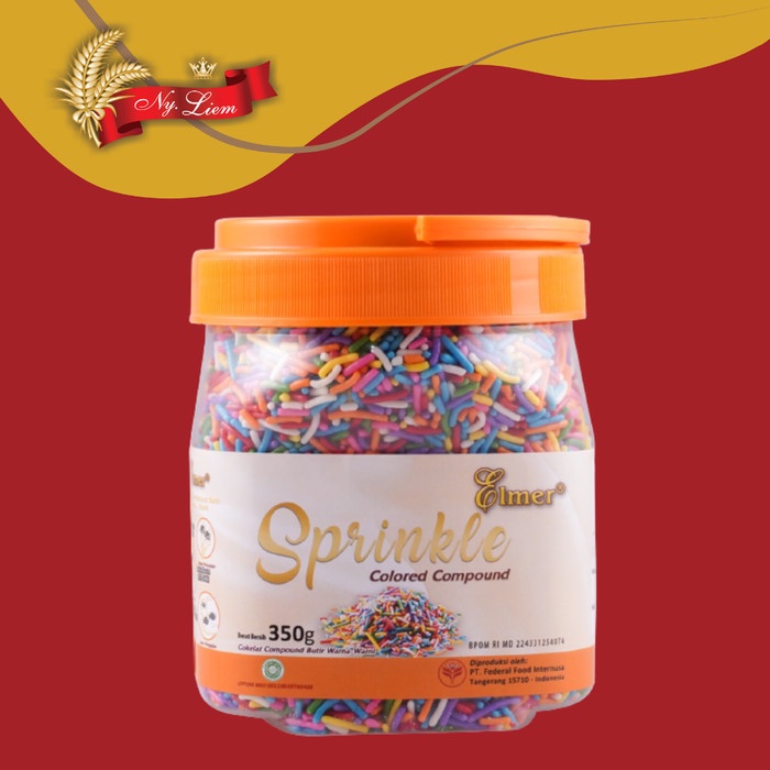 ELMER Sprinkle Choco Rice / Meises / Meses Warna-Warni 350 gram