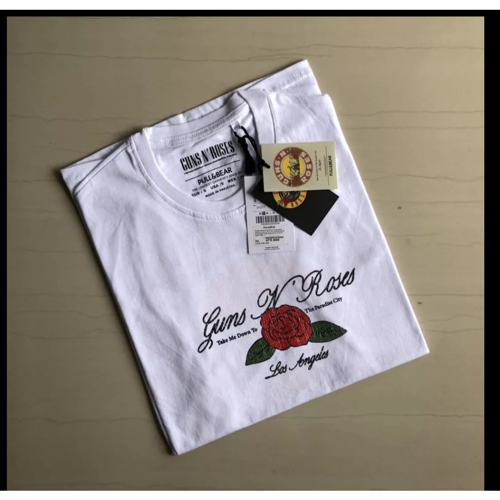 Pull&Bear X Guns N`Roses White