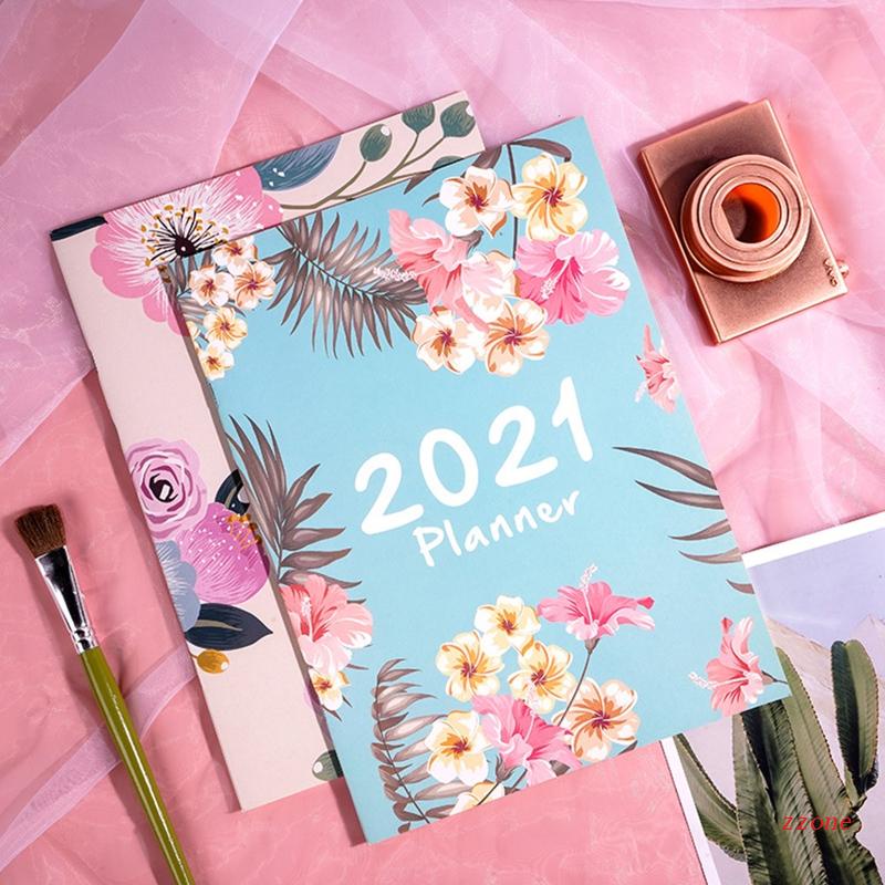 Zzz 2021agenda Planner Organizer A4 Notebook Jurnal Bulanan Harian Planner Sekolah