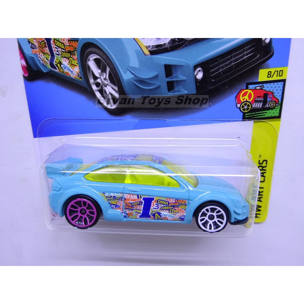 Hot Wheels 08 Ford Focus Hijau Tosca I