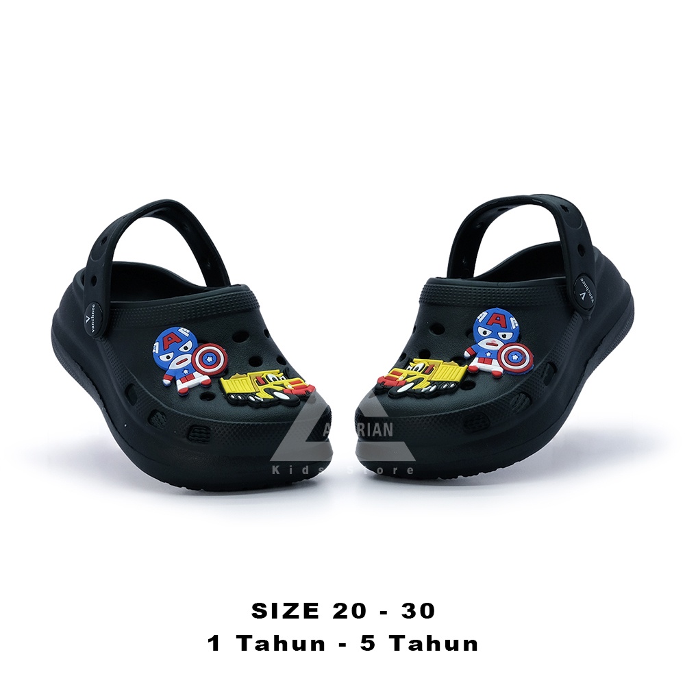 Sandal baim anak laki-laki baby boys karakter terbaru 1 - 5 tahun - andrian vanchee