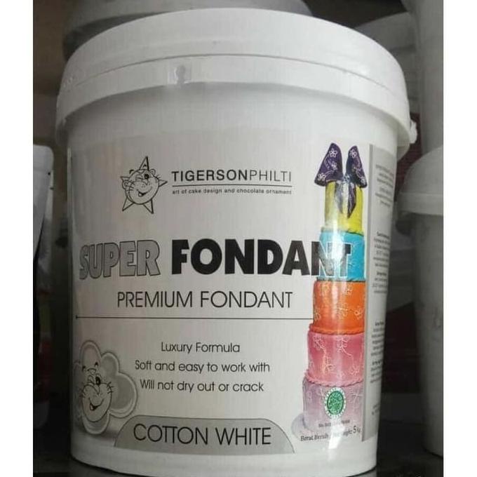 

Spesial Fondant Tigerson Philti White 5kg