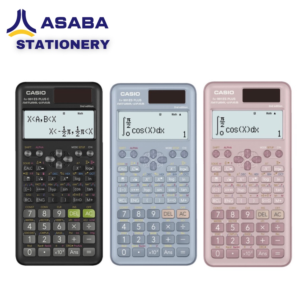 

Kts - Asaba Stationery - Kalkulator Sekolah/Kuliah Casio FX-991ES PLUS