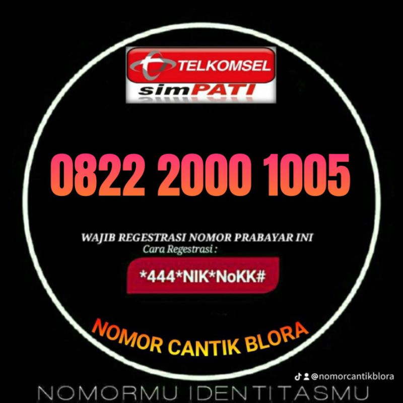 Nomor cantik SIMPATI nocan no cantik nomer kartu perdana telkomsel simpati 22 222 200 2200 22200 200