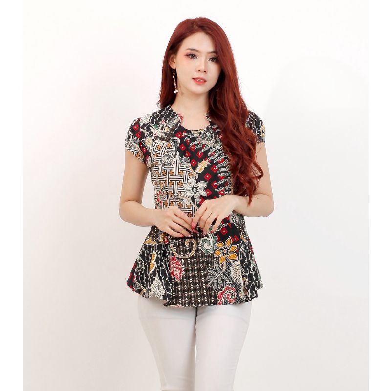 Batik wanita - Atasan blouse batik wanita fashion 315