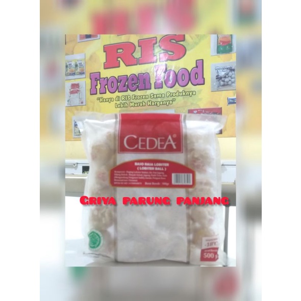 

Cedea baso lobster (lobster ball) 500gr