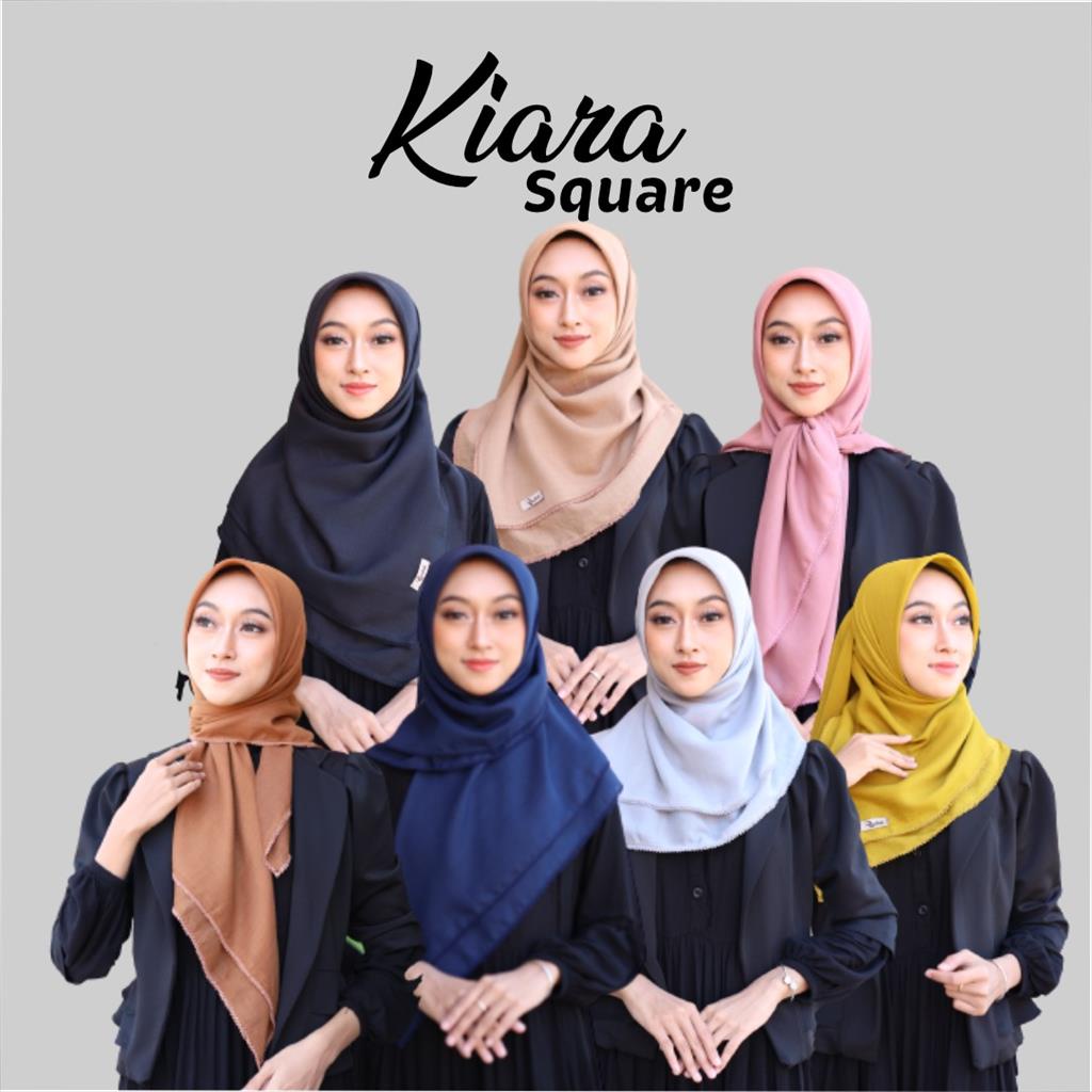 Hijab Segi empat Paris Premium Crochet - Midac