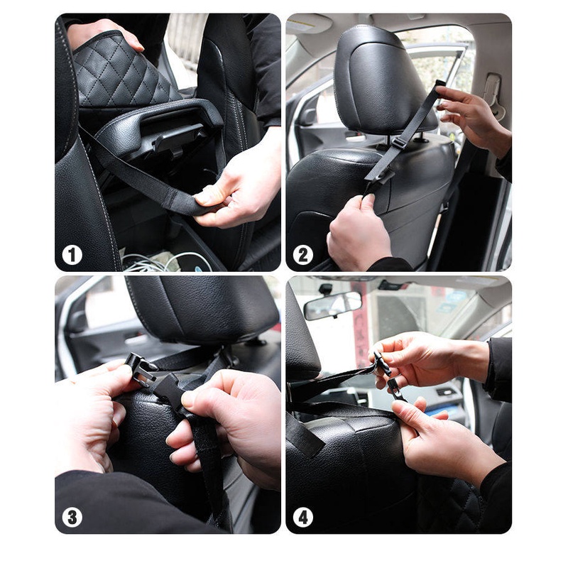 1pcs Tas Gantung Organizer Mobil Multifungsi Kursi Sandaran Tengah Penyimpanan Untuk Mitsubishi logo Triton Outlander Mirage ASX Lancer EVO PAJERO GRANDIS GALANT Xpander