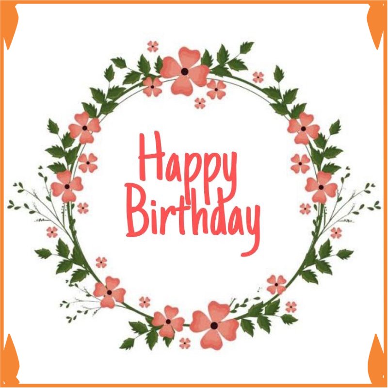 Ready Topper lingkaran vintage bulat custom ucapan happy birthday annyversary mother day engagement 