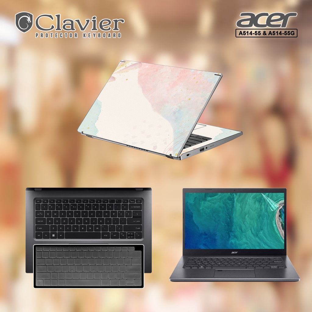 Cover Keyboard Screen Protector Garskin Laptop Anti Gores Acer Aspire 5 A514-55-50E0 537X 548J 55P5 
