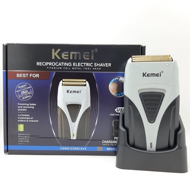 COD ALAT CUKUR RAMBUT KEMEI KM-3383 MESIN CUKUR RECIPROATING  ELECTRIC SHAVER HAIR CLIPPER KM-3383