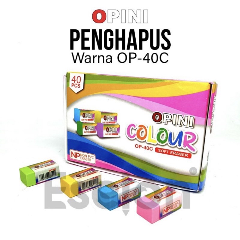 

PENGHAPUS SETIP OPINI B40 WARNA/PUTIH HITAM