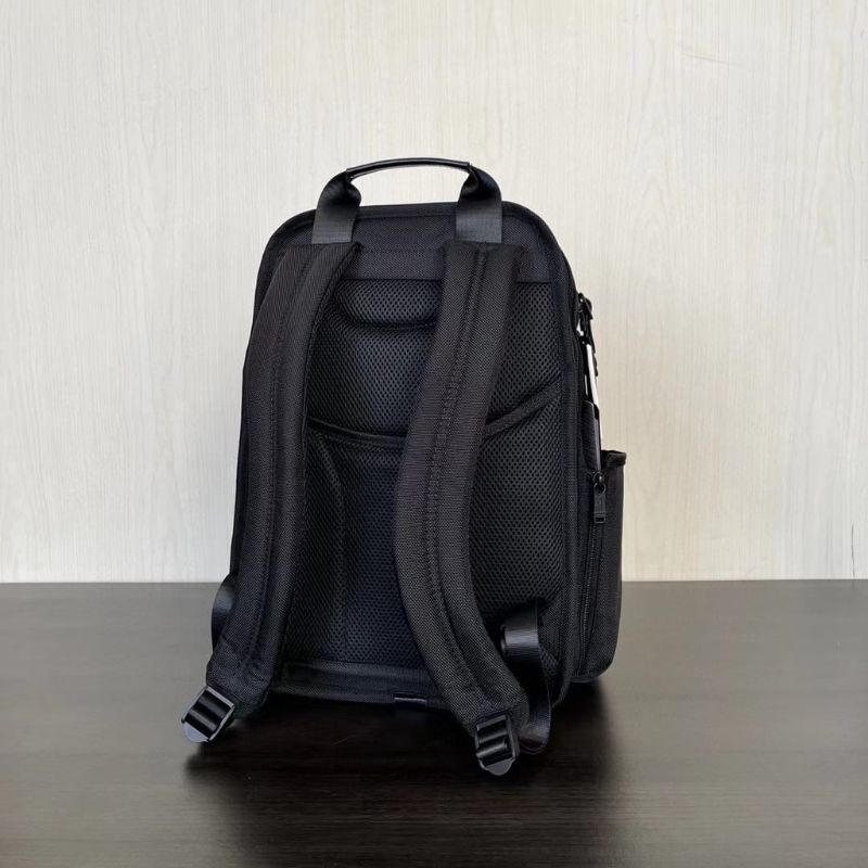 Tas Ransel Tumi Compact Alpha Bravo Black Backpack Mirror Quality