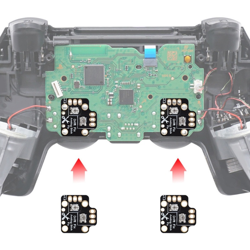 Zzz 3D Analog Thumb Drift Fix Mod 1pasang Game Controller Joystick Drift Repairing Board Universal Untuk Gamepad PS5-PS4