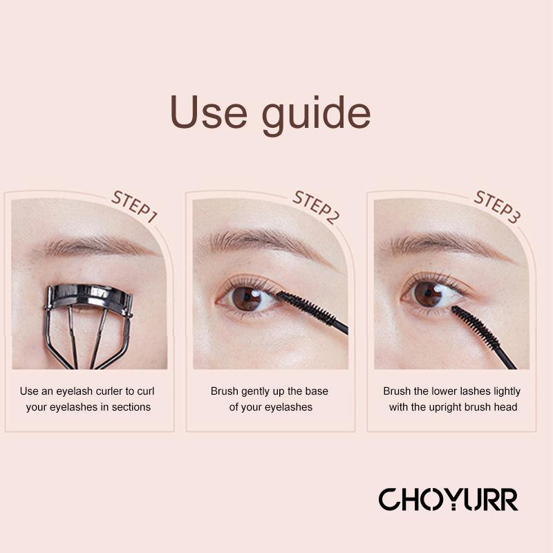 【COD】Mascara Waterproof Long Lasting Volumizing Lengthen Eye Lash Curling Slender Panjang Non Smudge Mascara Makeup -CH