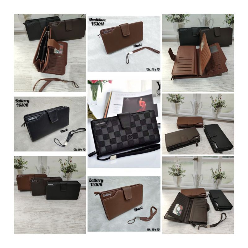 Dompet Panjang Kulit Kode Y530 Unisex