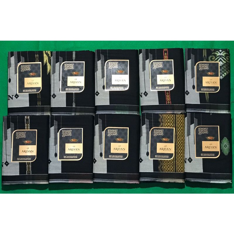 ARDAN Gold By Ketjubung Motif SGJ Serian Hitam (Black Series)