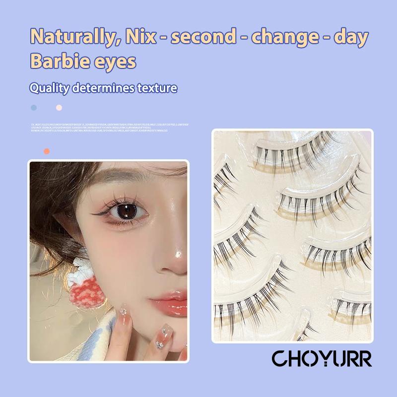 【COD】5 Pasang Bulu Mata Palsu Premium Fairy Eyelashes / Douyin Eyelashes / Natural Japan Eyelash / Air False Eyelashes Comic-CH