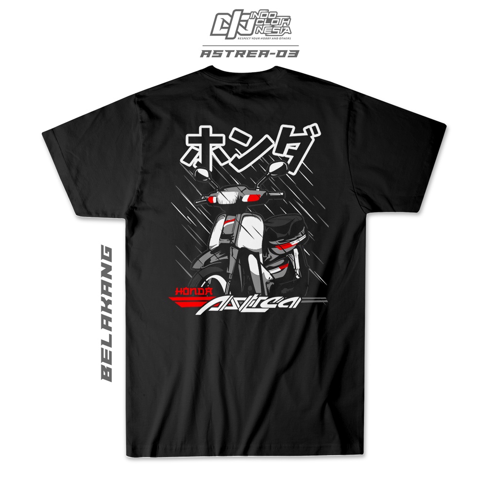 Kaos Astrea Grand Indoclothnesia Harta Tahta Astrea katun Combed Unisex