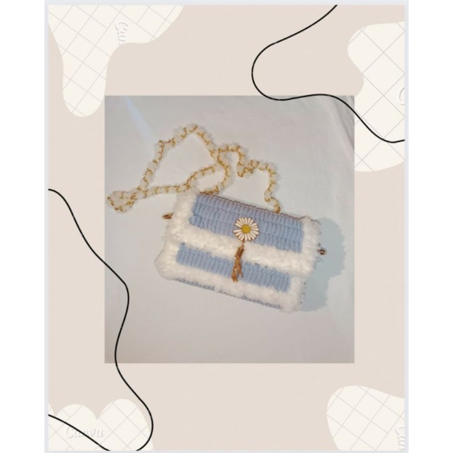 Tas Canvas Plastik / Tas Handmade / Tas Wanita / Tas Selempang