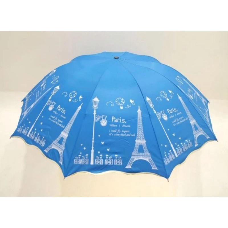 Payung Lipat motif Paris 10 jari merk Master Rain