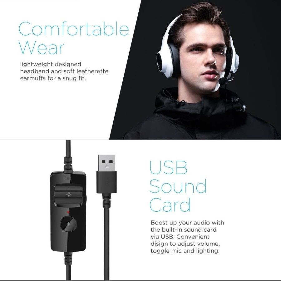 Headset Gaming Edifier G2II Surround Sound USB 7.1 Hitam