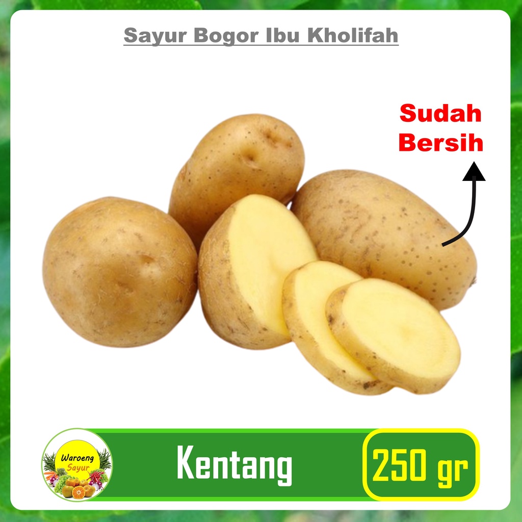 

Kentang Curah Besar 250 Gram Sayur Segar Bogor