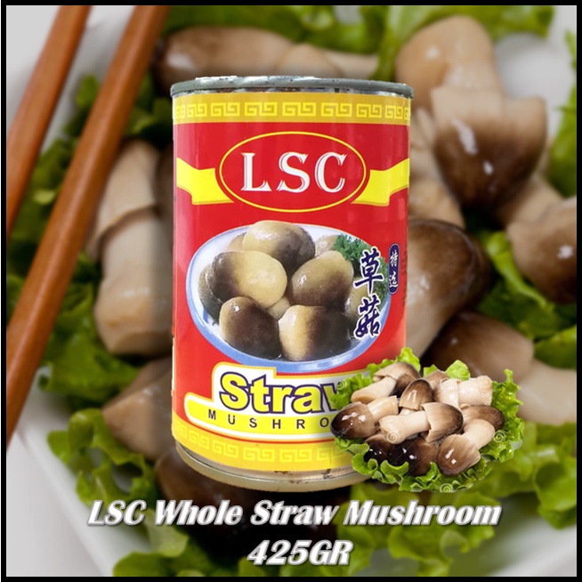 

LSC Whole Straw Mushroom 425GR