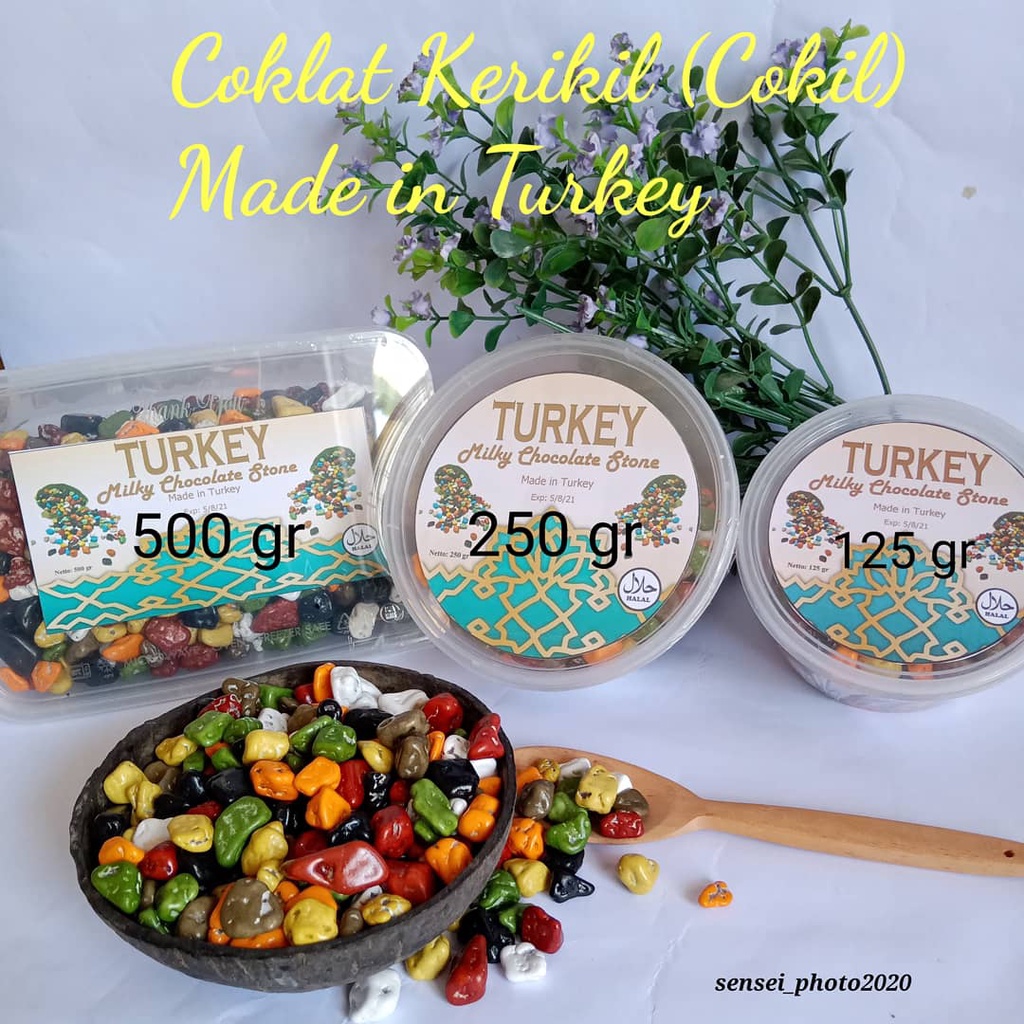 

COKIL / Coklat KERIKIL TURKEY / 125 GRAM
