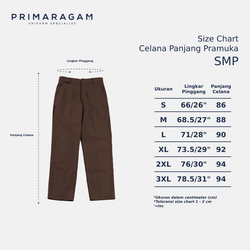 Celana pramuka smp panjang standar celana pramuka smp celana pramuka panjang smp