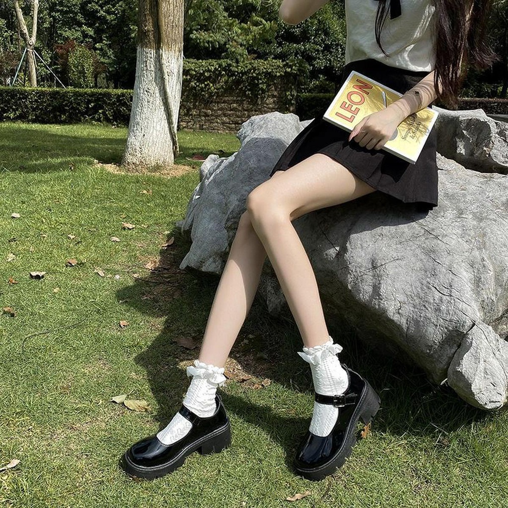 Sepatu Wanita Korean Dan Japanes Girl Import High Sepatu Cantik Model Terbaru Fashionable