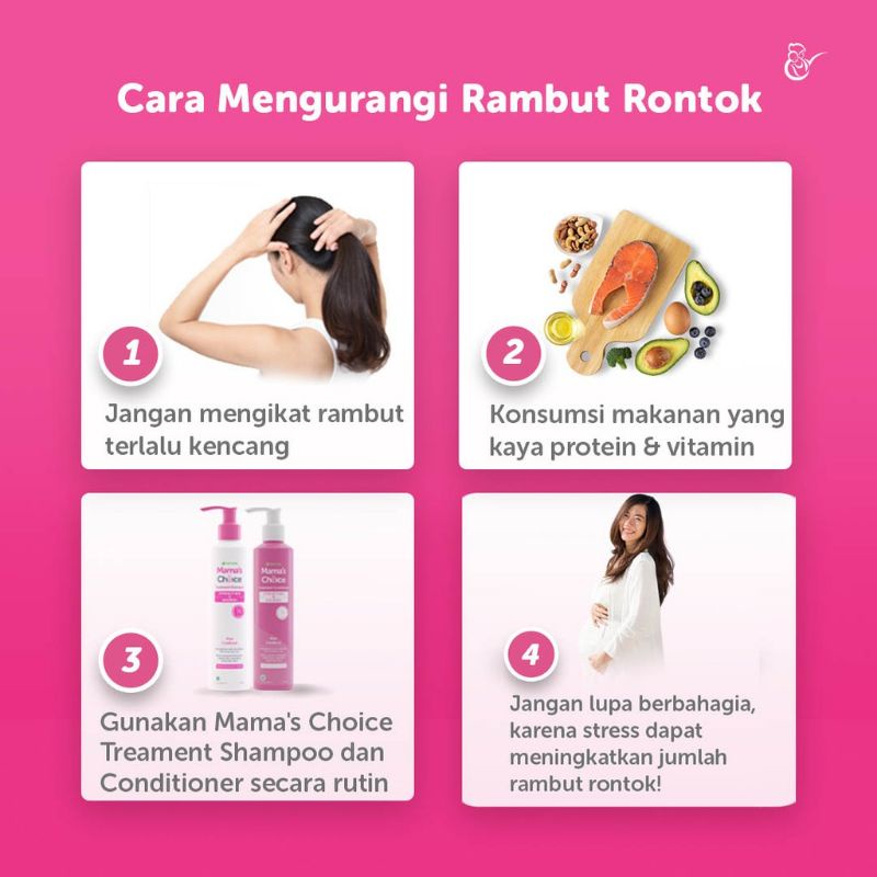 Mama's Choice Hair Treatment Conditioner | Kondisioner Rambut Rontok Ibu Hamil dan Ibu Menyusui