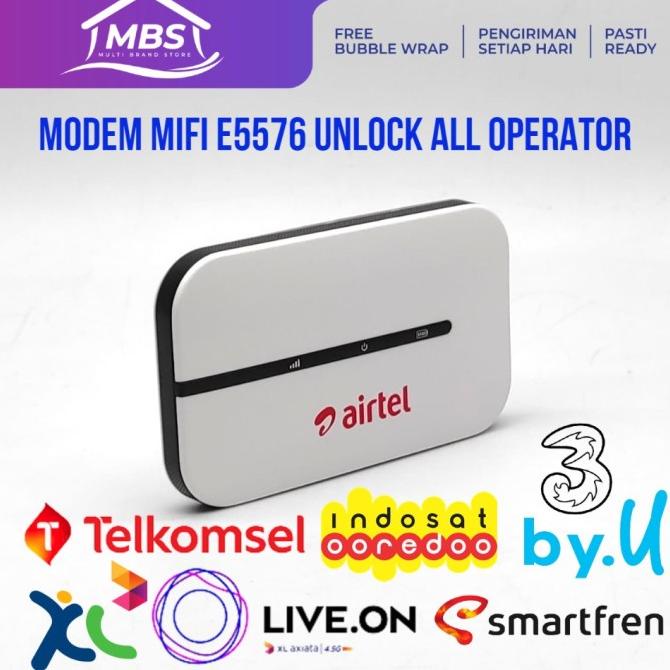 Modem WIFI 4G LTE Mifi E5576 Unlock all Operator Bypass Baterai